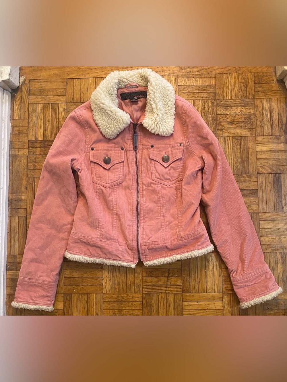 Atmosphere Dusty Pink Corduroy Jacket 🎀🤎